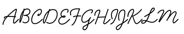 Handsome Regular Font UPPERCASE