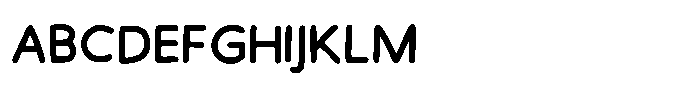 Handson Medium Font UPPERCASE