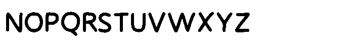 Handson Medium Font UPPERCASE