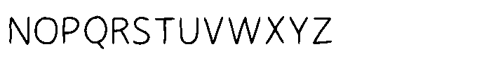Handson Thin Font UPPERCASE