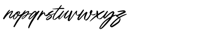 Handstory Font LOWERCASE