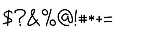 Handwish Regular Font OTHER CHARS
