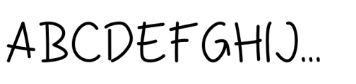 Handwish Regular Font UPPERCASE