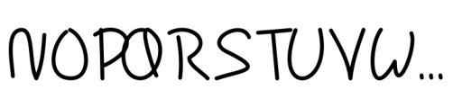 Handwish Regular Font UPPERCASE