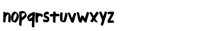 Handwriting Marker Font LOWERCASE