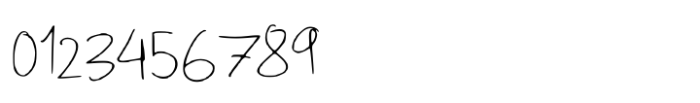Handwriting Regular Font OTHER CHARS