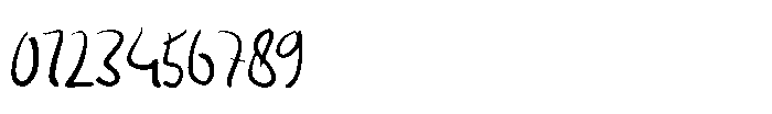 Handwritten Skale Font OTHER CHARS