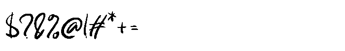 Handwritten Skale Font OTHER CHARS
