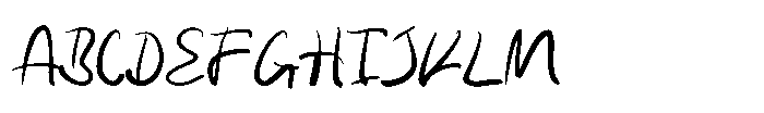 Handwritten Skale Font UPPERCASE