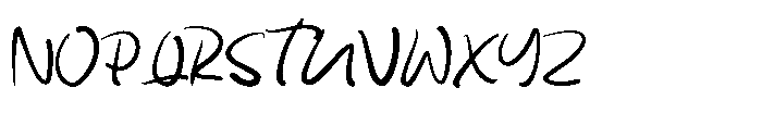 Handwritten Skale Font UPPERCASE