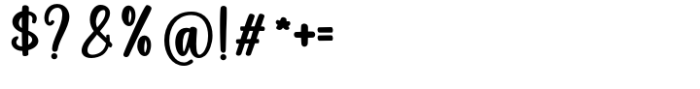 Handwritten Font OTHER CHARS