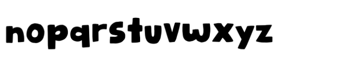 Handy Snack Black Font LOWERCASE