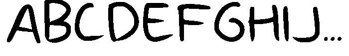 Handy Wonders Font UPPERCASE