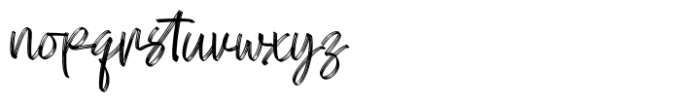 Handyork Font LOWERCASE