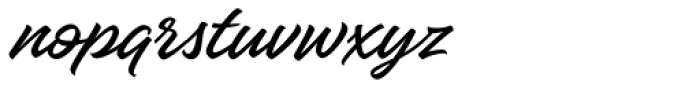 Hangbird Font LOWERCASE