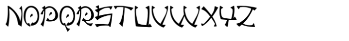 Hangeul Font UPPERCASE