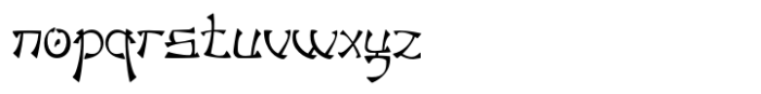 Hangeul Font LOWERCASE