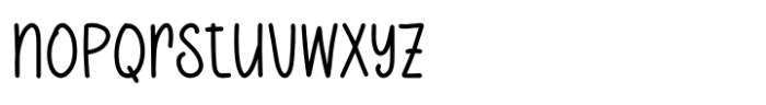 Hanging Christmas Tr Regular Font LOWERCASE