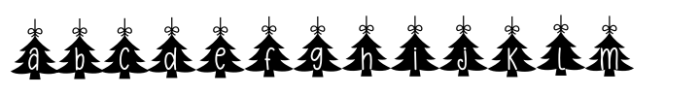 Hanging Christmas Tr Tree FONT