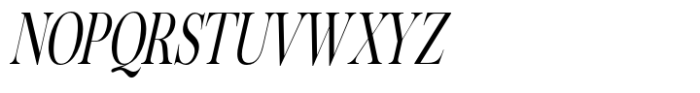 Hangoe Condensed Italic Font UPPERCASE