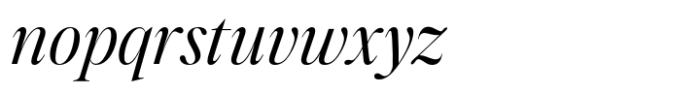 Hangoe Italic Font LOWERCASE