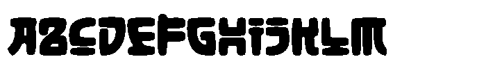 Hangul Street Font UPPERCASE