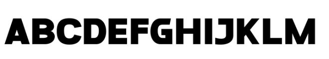 Hanin Pro Black Font UPPERCASE