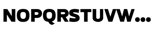 Hanin Pro Black Font UPPERCASE
