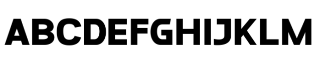 Hanin Pro Extra Bold Font UPPERCASE