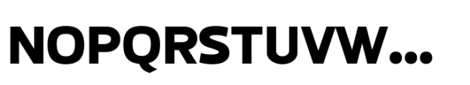 Hanin Pro Extra Bold Font UPPERCASE