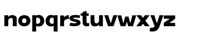 Hanin Pro Extra Bold Font LOWERCASE