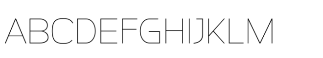 Hanin Pro Thin Font UPPERCASE