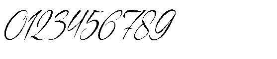 Haniquta Italic Font OTHER CHARS