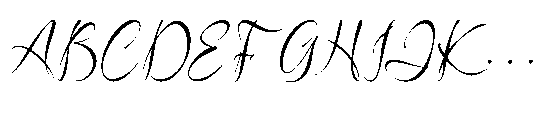 Haniquta Regular Font UPPERCASE