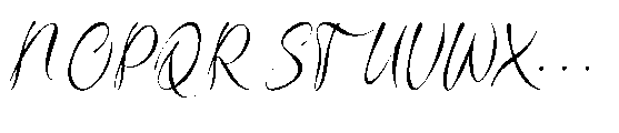 Haniquta Regular Font UPPERCASE