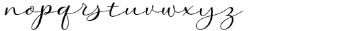Hanisha Lovely Regular Font LOWERCASE