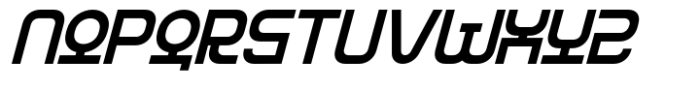 Hanjaku Namseo Oblique Font UPPERCASE