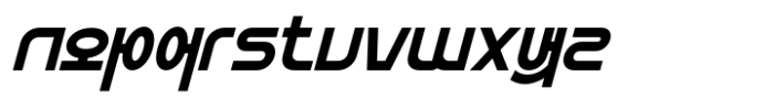 Hanjaku Namseo Oblique Font LOWERCASE