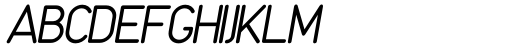 Hanka Rounded Sans Bold Oblique Font UPPERCASE