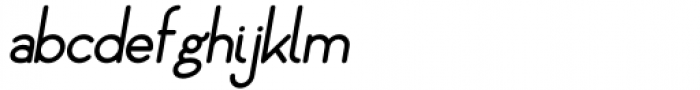 Hanka Rounded Sans Bold Oblique Font LOWERCASE