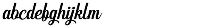 Hanleth Script Font LOWERCASE