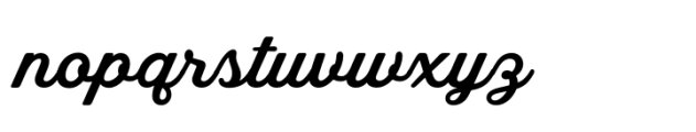 Hanley Pro Script Alt Font LOWERCASE