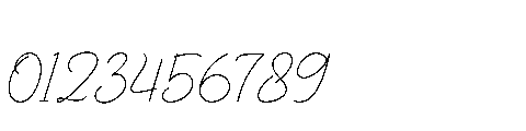 Hanni Signature Font OTHER CHARS