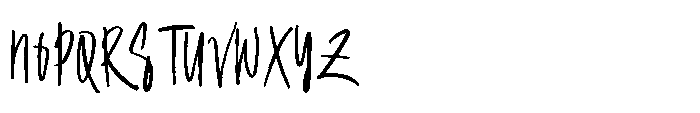 Hanseply Brush Font UPPERCASE