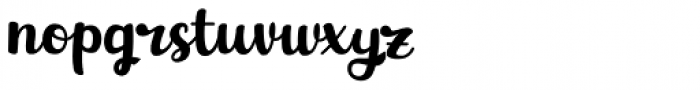 Hansley Regular Font LOWERCASE