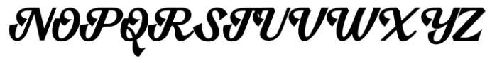 Hanstoc Script Regular Font UPPERCASE