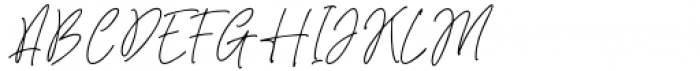 Hanstone Regular Font UPPERCASE