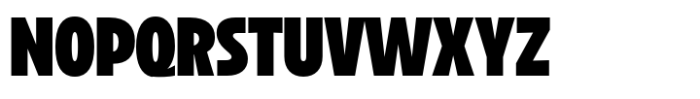 Hanz Black Font UPPERCASE