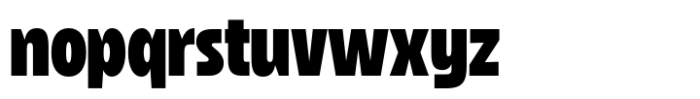 Hanz Black Font LOWERCASE