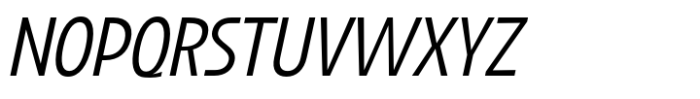 Hanz Regular Slant Font UPPERCASE